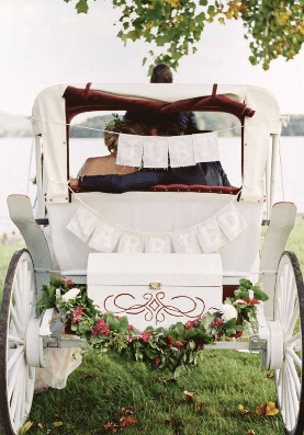 Horse Drawn carriage wedding