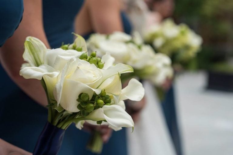 Calla lily bridesmaid bouquets